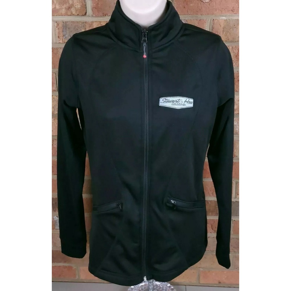 Stewart‎ Haas Racing Chevy Black Team Issued Womens Small Full Zip Jacket